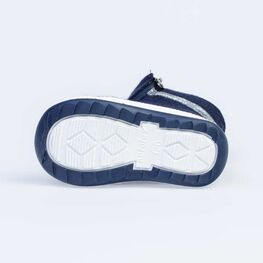 167055-42 Валенки для девочки с котенком синий для девочки синий фото №3