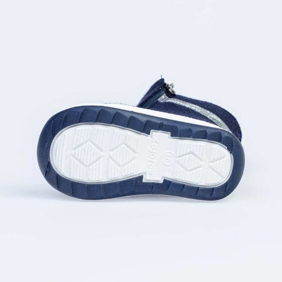 167055-42 Валенки для девочки с котенком синий для девочки синий фото №3