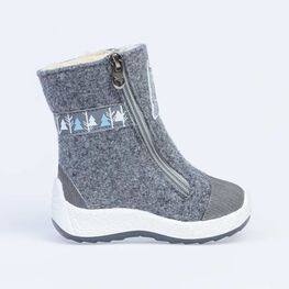 367126-41 Валенки для девочки Елочка серый для девочки серый фото №2