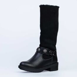 664062-41 Сапожки для девочки черный