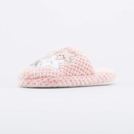 531317-11 Домашние тапочки Звездочки для девочки розовый