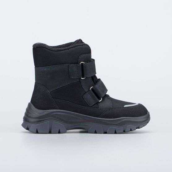 754976-42 Высокие мембранные ботинки для мальчики черный фото №2