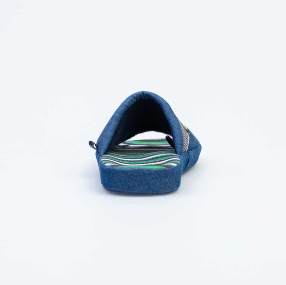 531214-12 Тапочки для мальчики син-зел фото №5