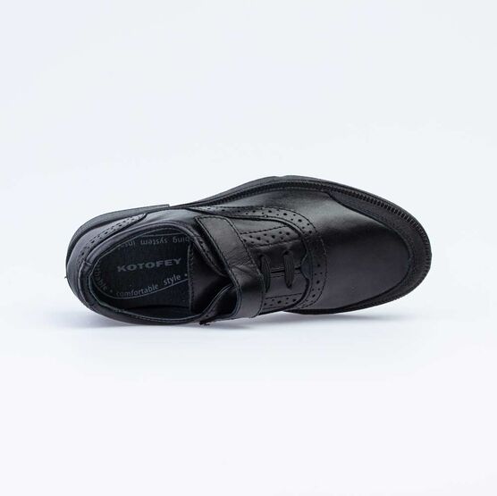 732240-21 Туфли черные для мальчика-подростка для мальчики черный фото №4