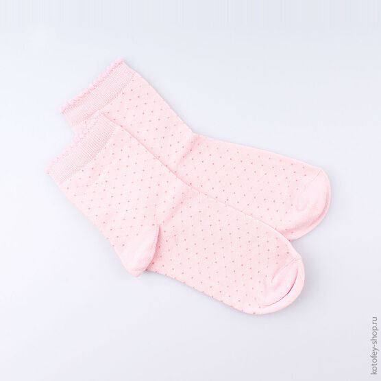 07842275-43 Носки детские с хлопком, розовый для девочки розовый