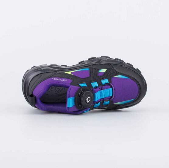 644405-72 Кроссовки Softshell для девочки чер-фио фото №4