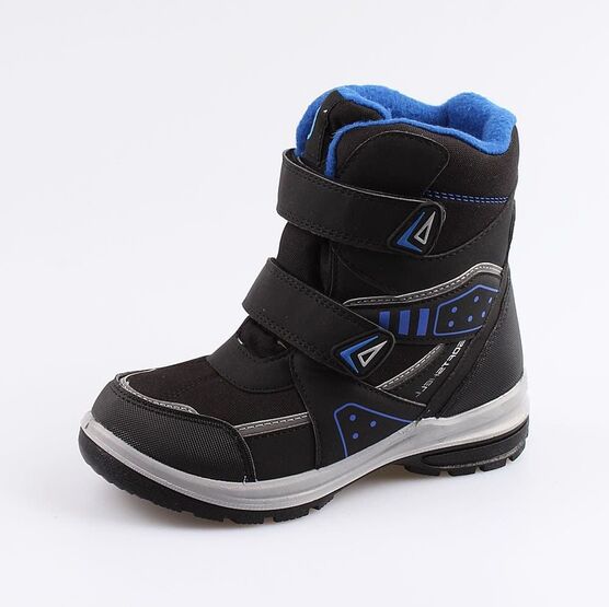 654983-41 Мембранные ботинки для мальчики чер-син