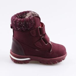 152265-52 Сапожки для девочки бордовый фото №2