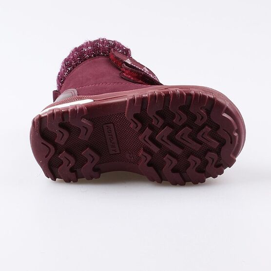 152265-52 Сапожки для девочки бордовый фото №3