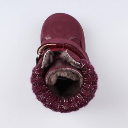 152265-52 Сапожки для девочки бордовый фото №4