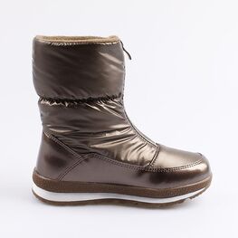 664916-46 Мембранные сапожки для девочки бронзовый фото №2