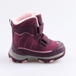 454809-43 Мембранные ботинки с LED-подсветкой для девочки фио-сир фото №2