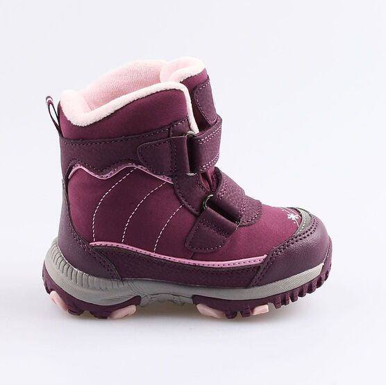 454809-43 Мембранные ботинки с LED-подсветкой для девочки фио-сир фото №2