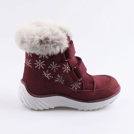 352254-52 Сапожки для девочки бордовый фото №2