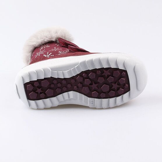 352254-52 Сапожки для девочки бордовый фото №3