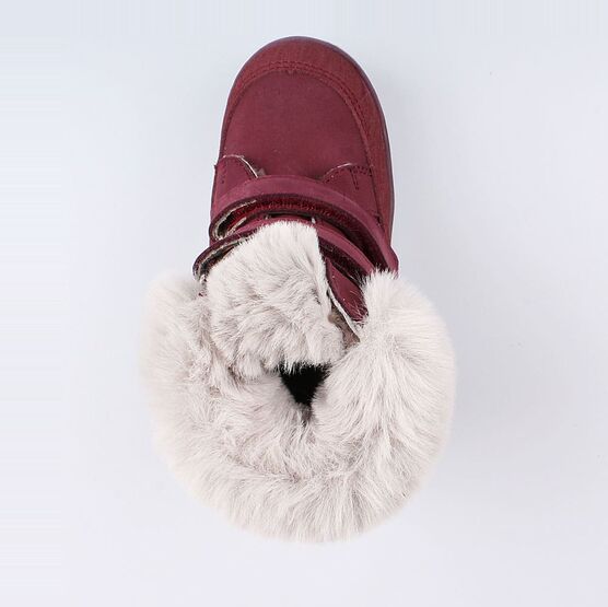 352254-52 Сапожки для девочки бордовый фото №4