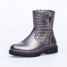 564086-31 Сапожки для девочки бронзовый