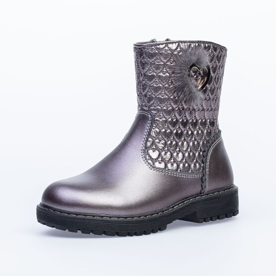 564086-31 Сапожки для девочки бронзовый