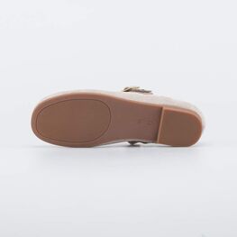 532350-22 Школьные туфли-балетки для девочки для девочки бежевый фото №3