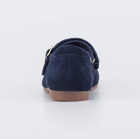 532350-23 Школьные туфли-балетки для девочки для девочки темно-синий фото №5