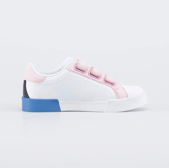 534043-77 Кожаные полуботинки Релакс для девочки бел-роз фото №2