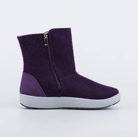 867110-42 Укороченные женские валенки в стиле угги для девочки сиреневый фото №2