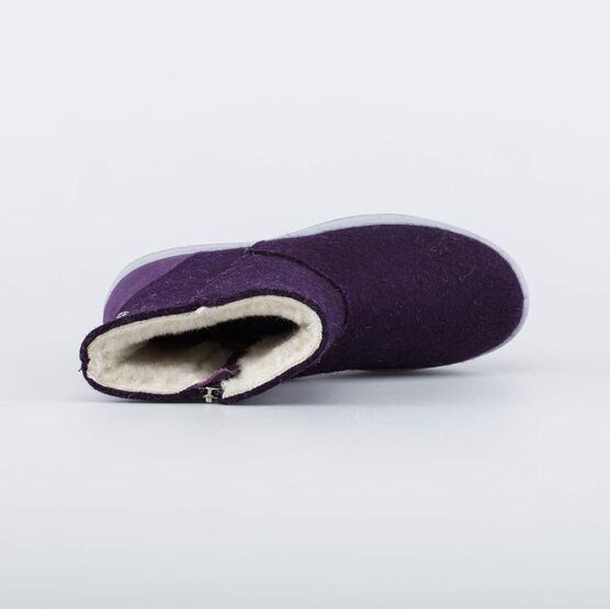 867110-42 Укороченные женские валенки в стиле угги для девочки сиреневый фото №4