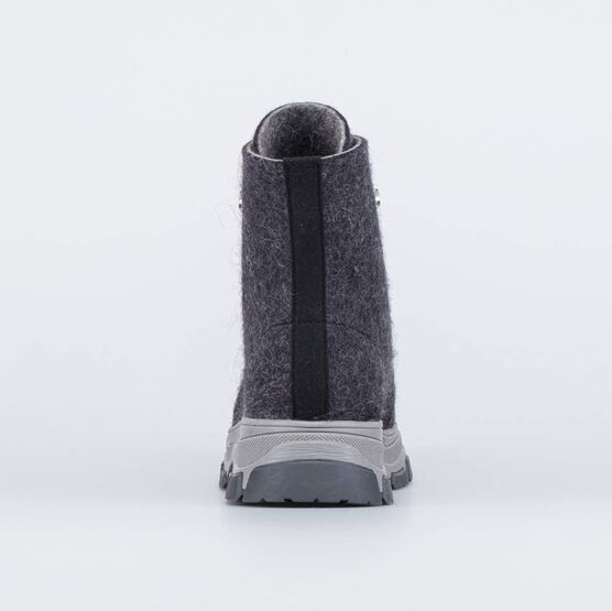 857006-03 Женские ботинки из войлока для девочки темно-серый фото №5