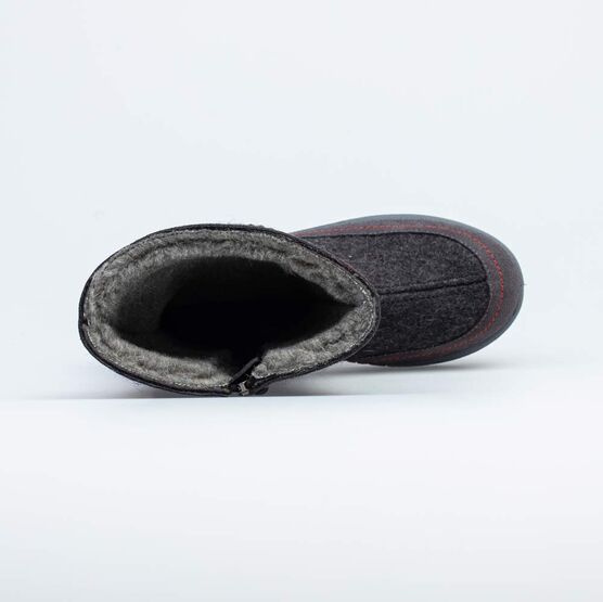 867100-44 Женские валенки с вышивкой для девочки черный фото №4