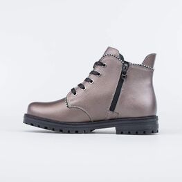 652189-22 Ботинки для девочки бронзовый фото №2