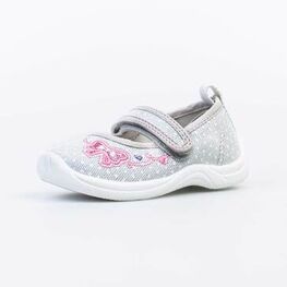 231170-12 Текстильная обувь для девочки серый