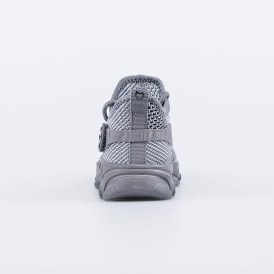 441020-13 Кроссовки из вязаного текстиля для мальчики серый фото №5