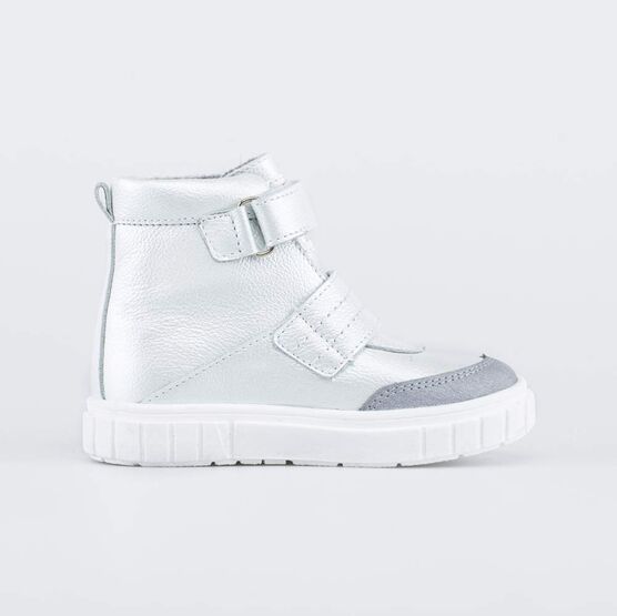 352346-31 Ботинки утепленные на весну/осень для девочки бел-срб фото №2