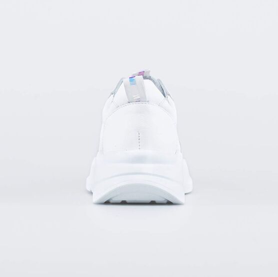 732343-21 Полуботинки из натуральной кожи с перфорацией для девочки белый фото №5