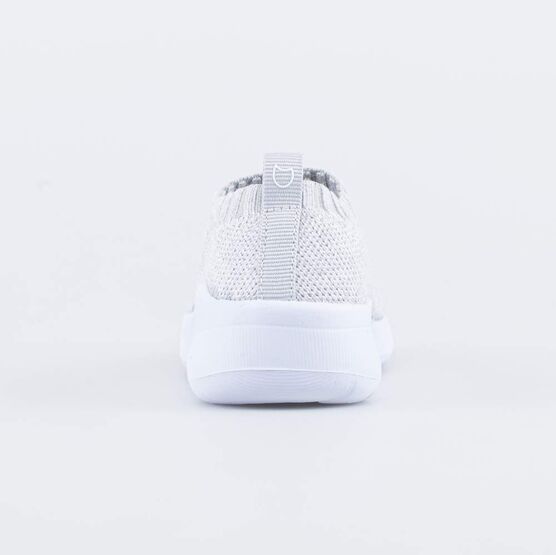 141000-12 Кроссовки из вязаного текстиля для девочки серый фото №5