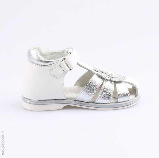 322066-22 Босоножки для девочки бел-срб фото №2