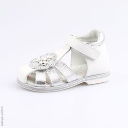 322066-22 Босоножки для девочки бел-срб