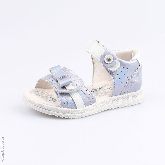 322054-22 Босоножки для девочки светло-синий