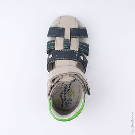 322067-22 Сандалии для мальчики сер-син фото №4