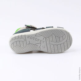 322067-22 Сандалии для мальчики сер-син фото №3