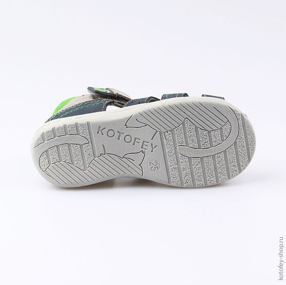 322067-22 Сандалии для мальчики сер-син фото №3