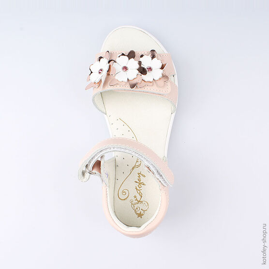 522115-21 Босоножки для девочки розовый фото №4