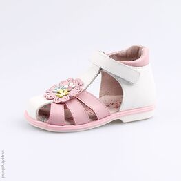 322066-21 Босоножки для девочки персиковый