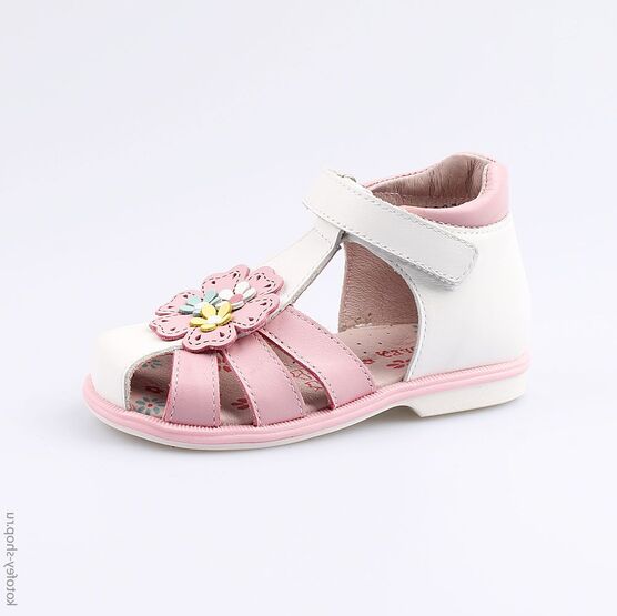 322066-21 Босоножки для девочки персиковый