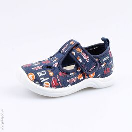 231117-12 Текстильная обувь для мальчики светло-синий