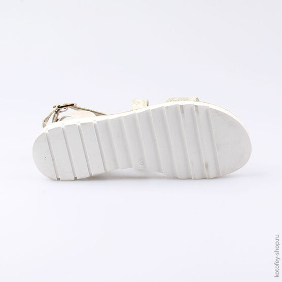 623013-21 Босоножки для девочки золотой фото №3