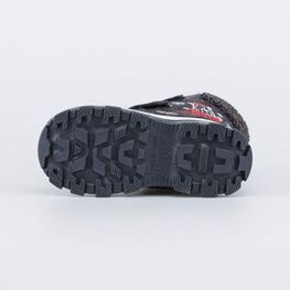 357010-42 Валенки на липучках Мишка для мальчики серый фото №3