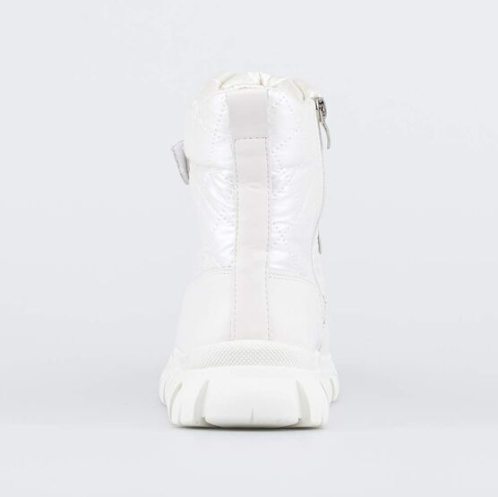 754065-41 Стеганые ботинки-дутики для девочки белый для девочки белый фото №5