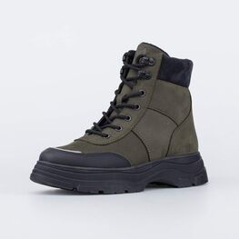 752227-51 Зимние ботинки для подростка для мальчики оливковый