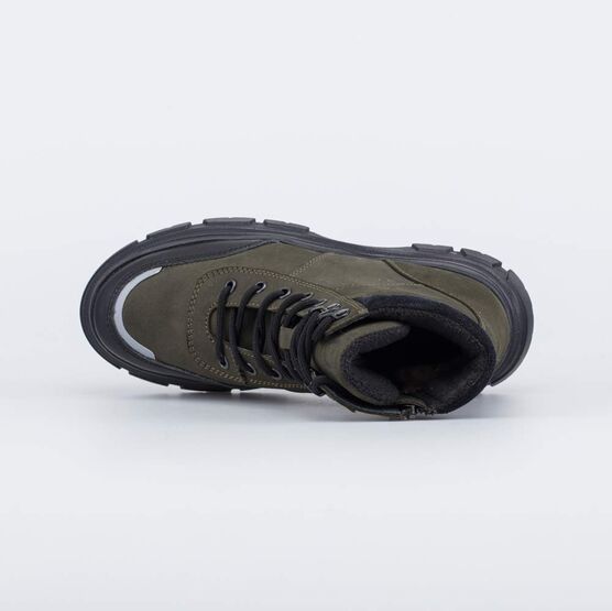 Зимние ботинки для подростка для мальчики цвет оливковый купить за 5240 в  интернет-магазине Котофей с доставкой: цена, фото,отзывы